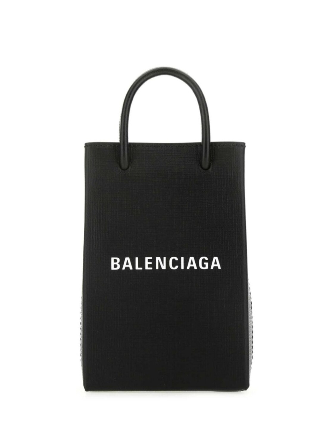 

Balenciaga кожаный чехол для телефона с логотипом, черный