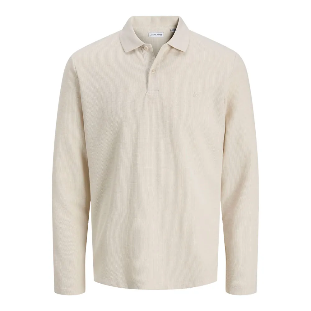 

Поло с длинным рукавом Jack & Jones Austin, бежевый
