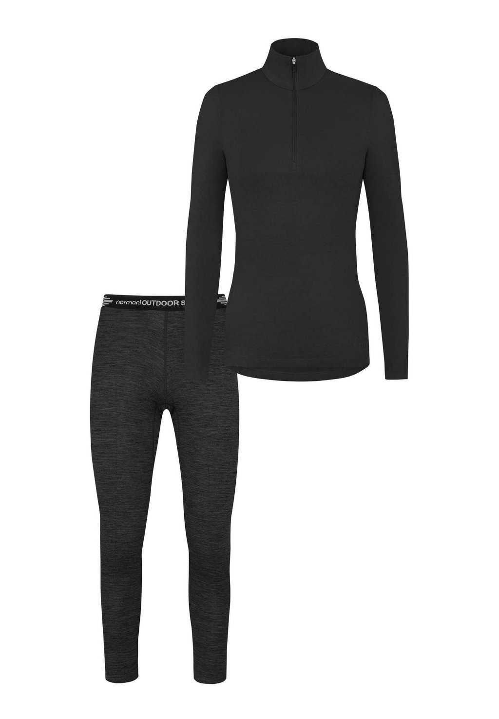 

Термобелье LANGARM MIT 1/4 ZIPPER LAUNCESTON UND PERTH SET - Undershirt normani Outdoor Sports, антрацит