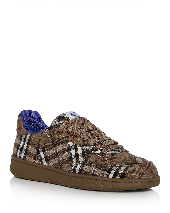 

Мужские низкие кеды Terrace Check Burberry, коричневый/бежевый