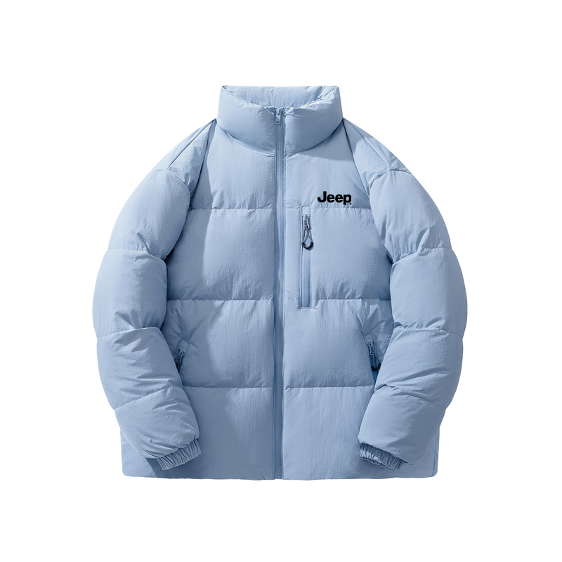 

Пуховик Unisex Stand Collar Thickened Puffer Jeep, синий