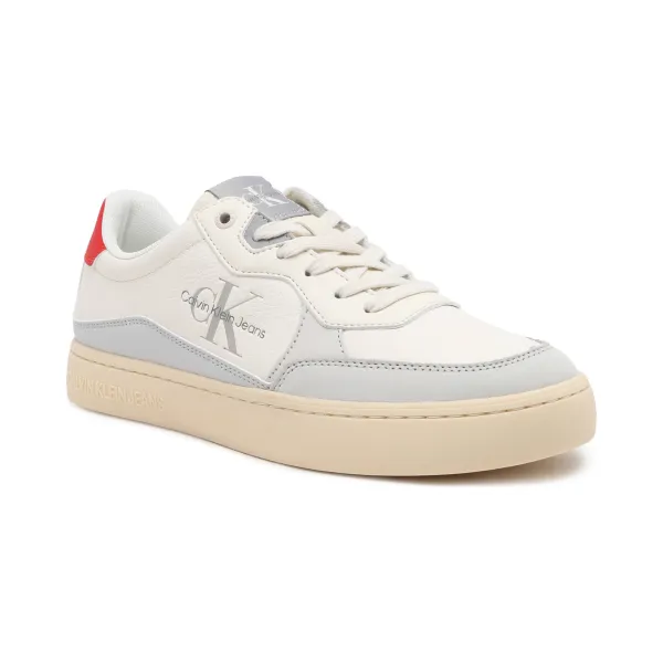 

Кожаные кроссовки classic cupsole low lth ml fad Calvin Klein, бежевый