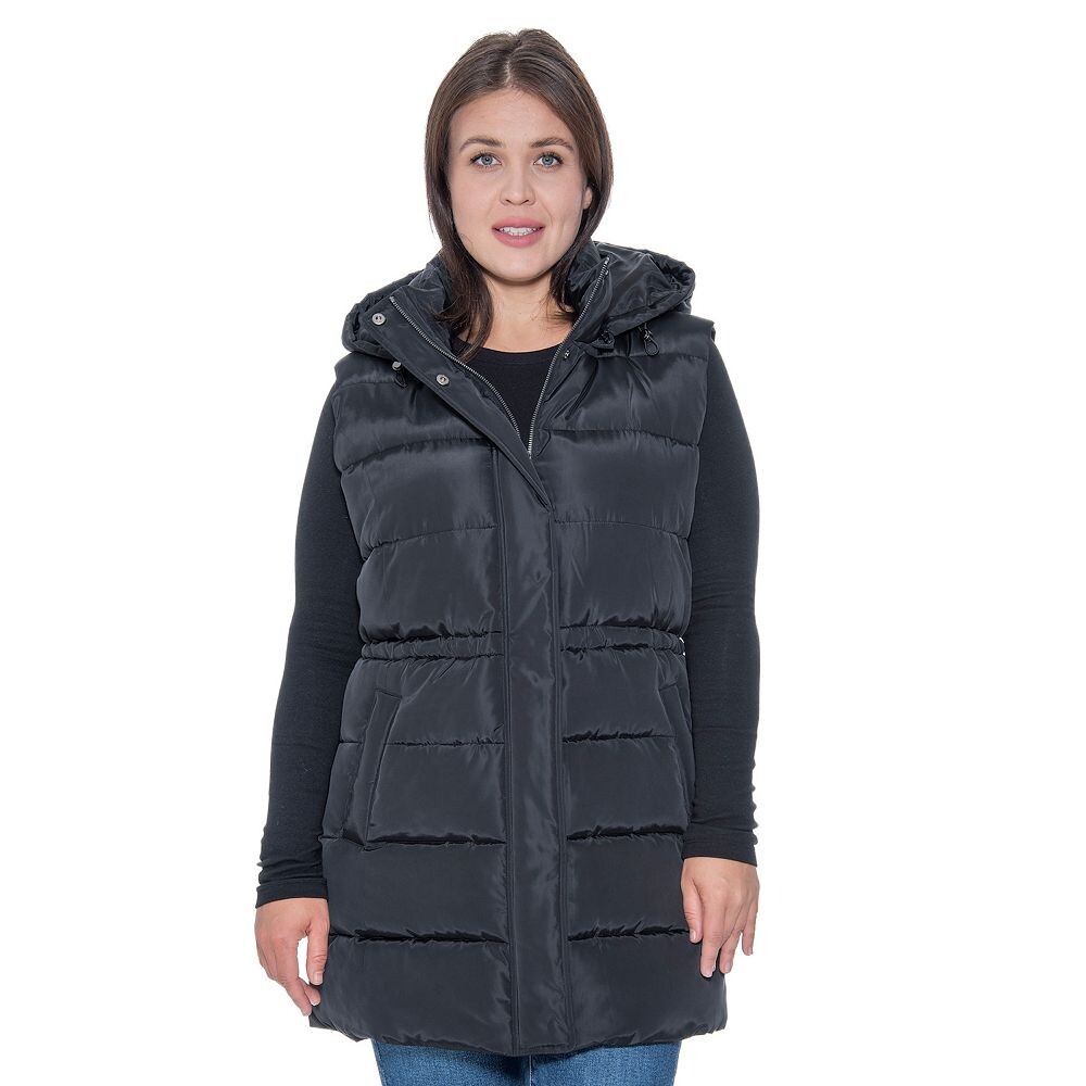 

Пуховик Sebby Collection больших размеров, черный