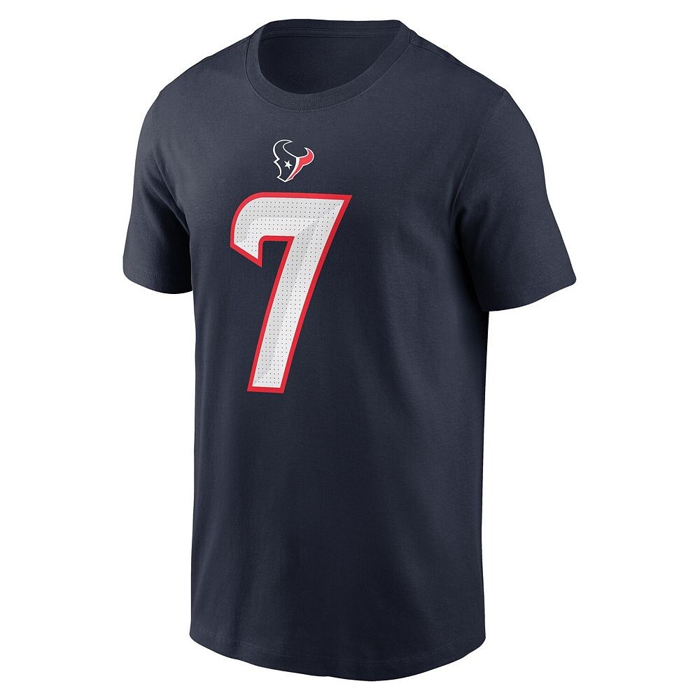 Мужские кроссовки Nike C. Темно-синяя футболка Stroud Houston Texans с именем и номером игрока, цвет Txs Navy — фото 3