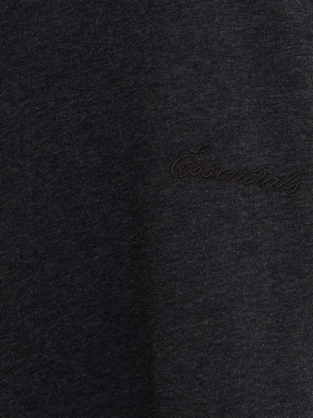 Футболка Fear of God Essentials Embroidered Classic, черный винтажный — фото 3
