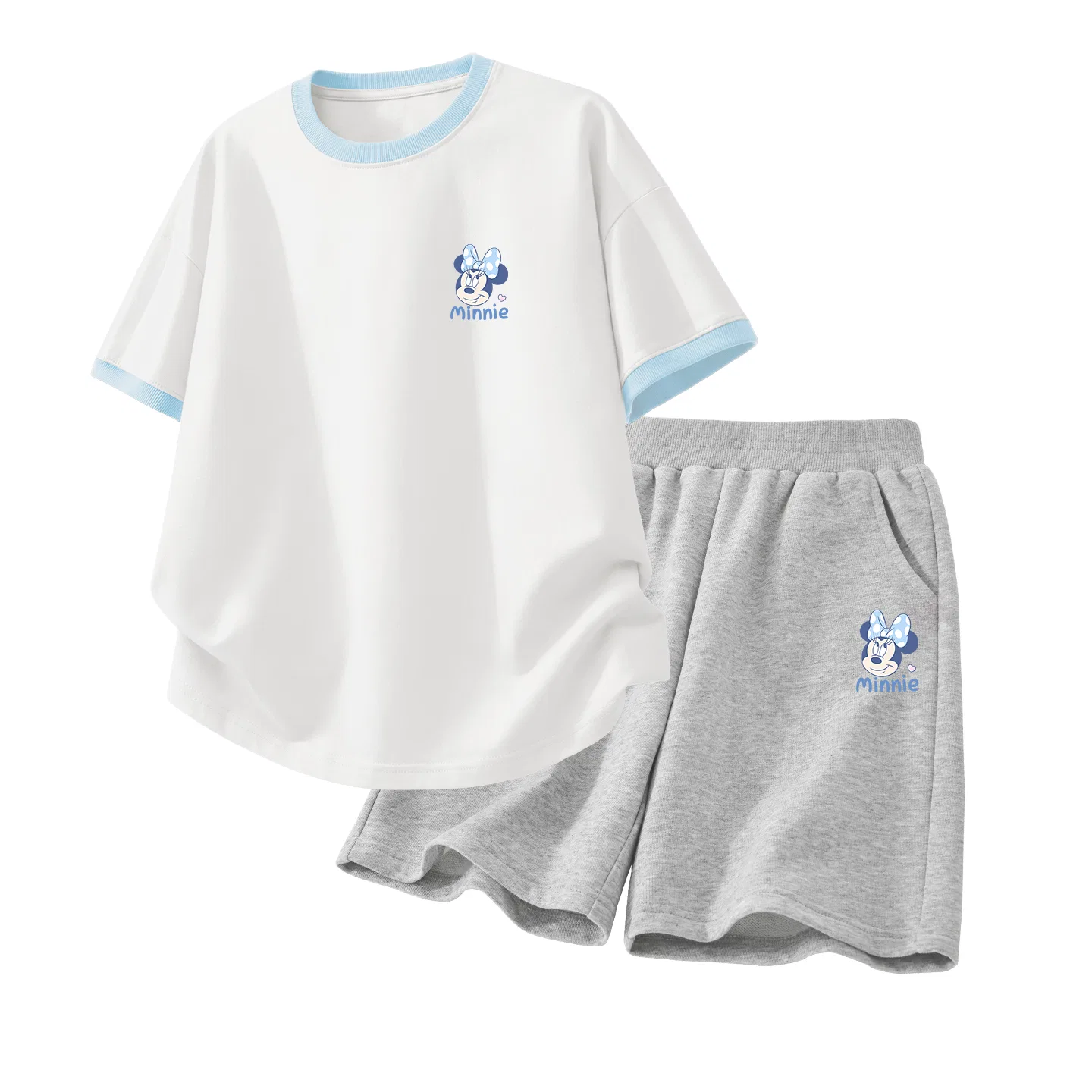 Детский спортивный костюм Casual Sportswear 2 Piece Set Disney, Daisy Cream Blue+D L Playful N Black — фото 4