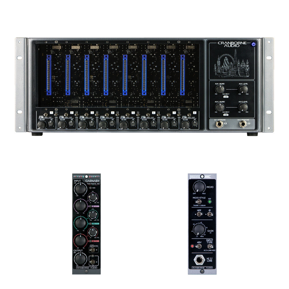 

Микрофонный предусилитель Cranborne Audio 500ADAT 8-Slot 500 Series Rack & ADAT Expander