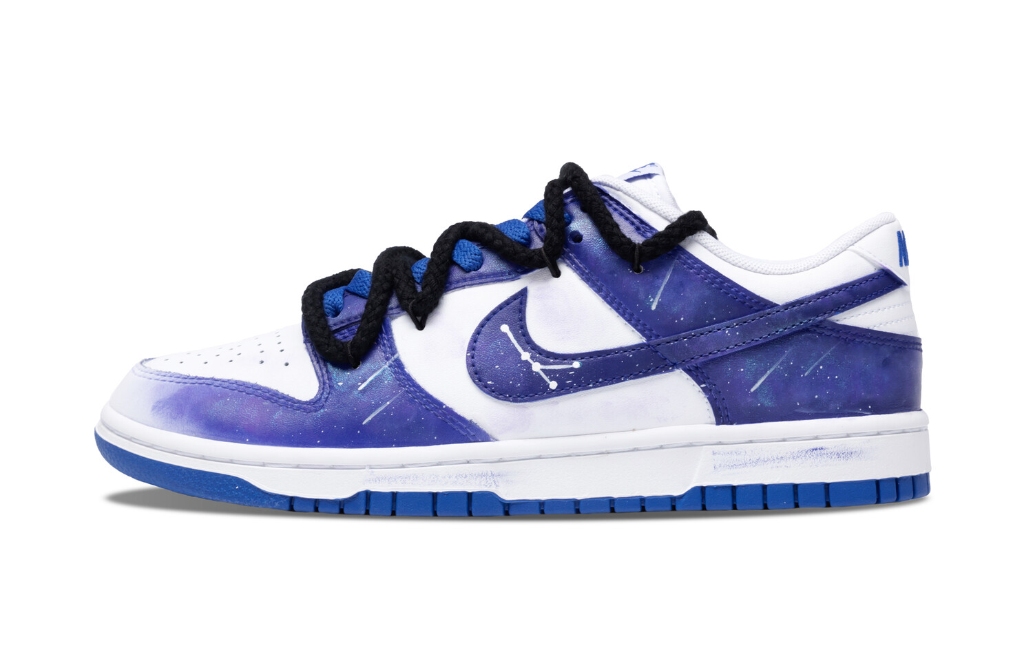 

Кроссовки Nike Dunk Skateboarding Shoes Men Low-top Purple/Blue, синий