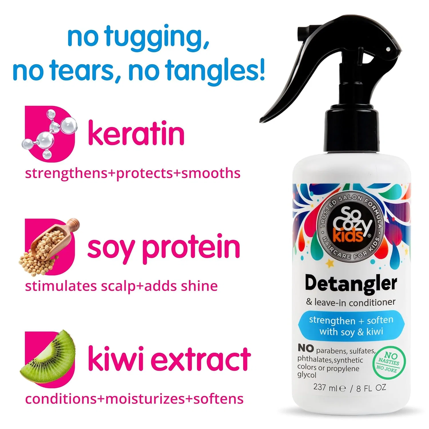 Спрей-детанглер для волос «Cinch Detangler Fruity Tutti» от SoCozy So Cozy — фото 3
