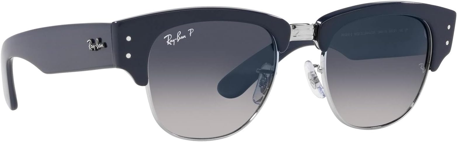 

Солнцезащитные очки 0RB0316S Mega Clubmaster Ray-Ban, цвет Blue On Silver/Blue Gradient Polarized