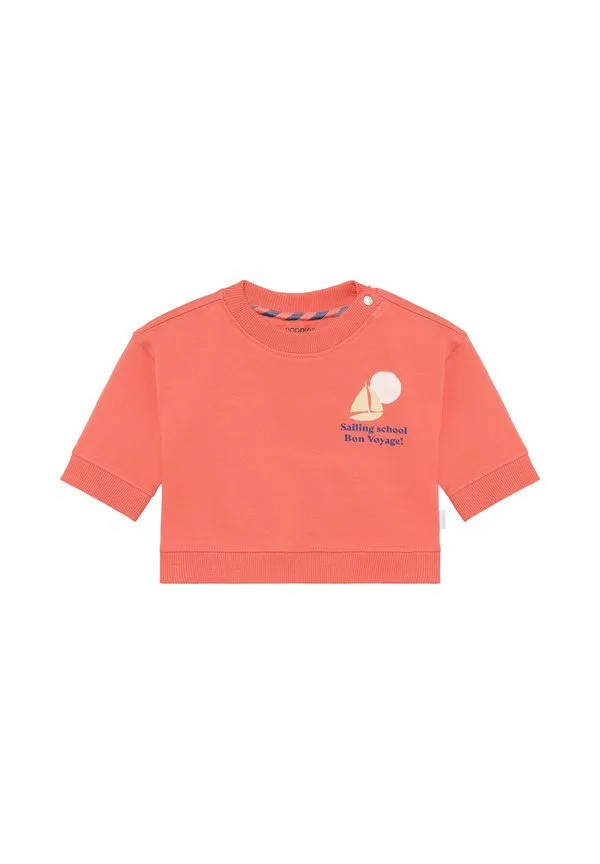 Толстовка с принтом на спине Noppies, Burnt Sienna