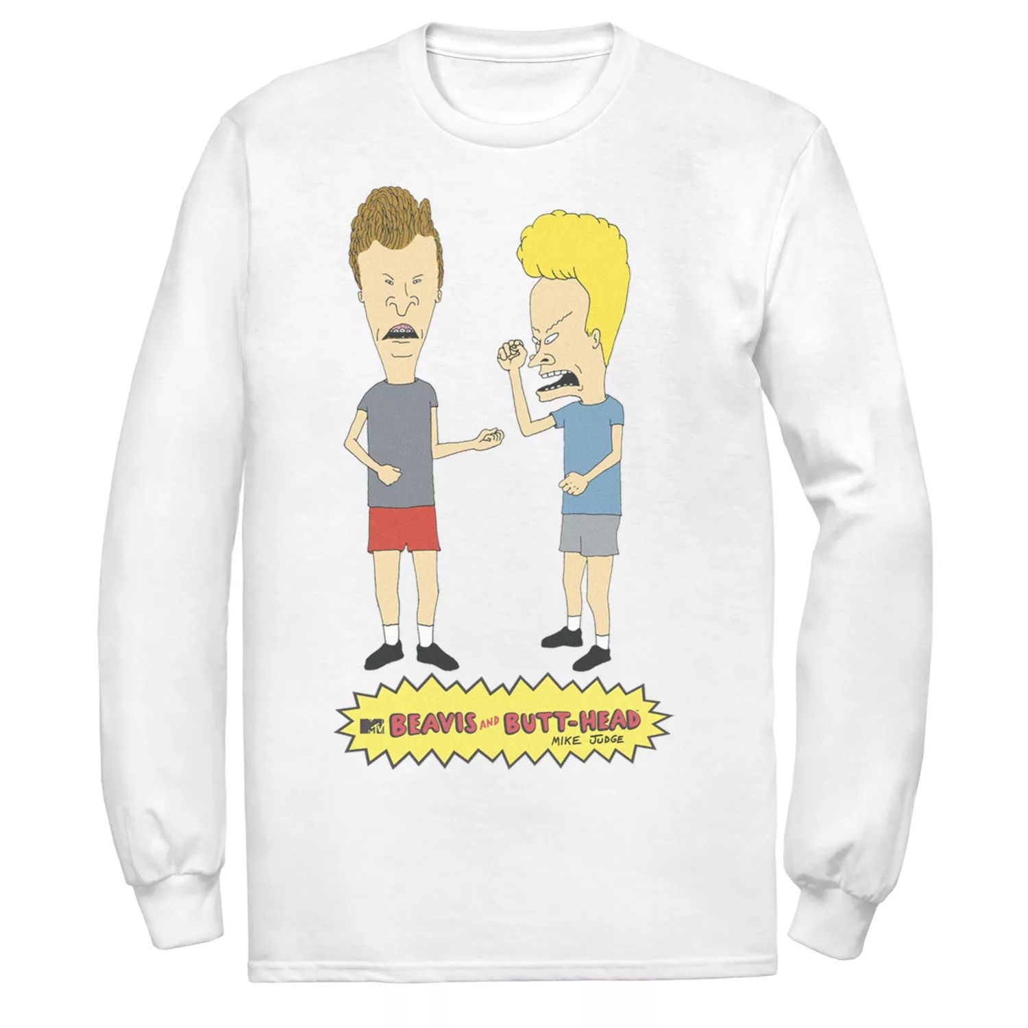 

Мужская металлическая футболка Beavis And Butthead Licensed Character