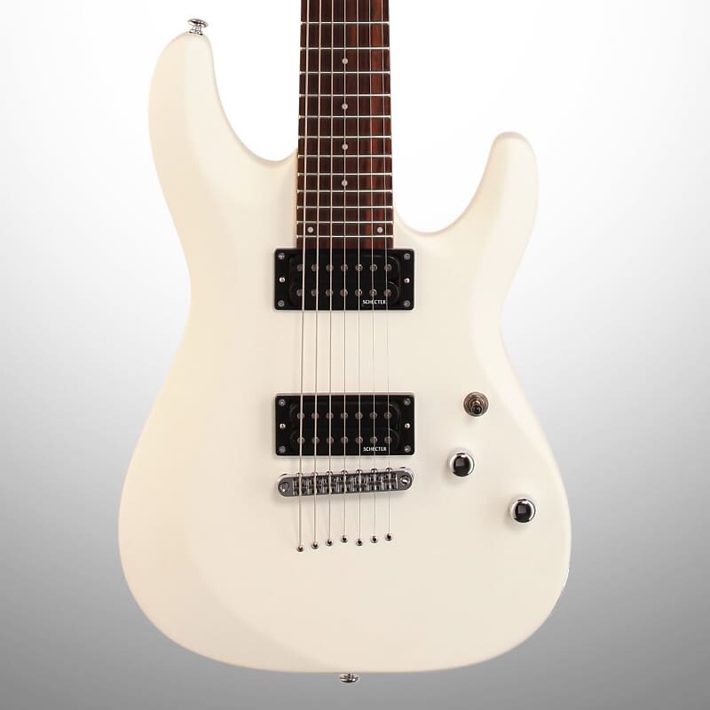 

Электрогитара Schecter C-7 Deluxe Electric Guitar, Satin White