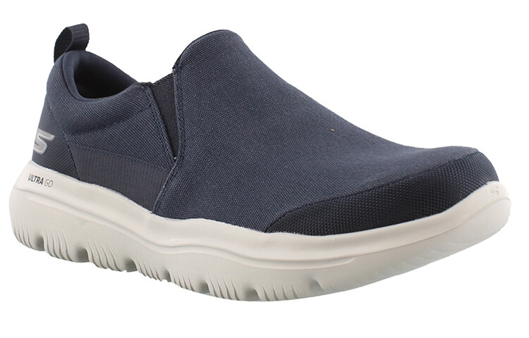 Кроссовки Go Walk Evolution Ultra Lifestyle для мужчин с низким верхом, темно-синие/серые Skechers — фото 3