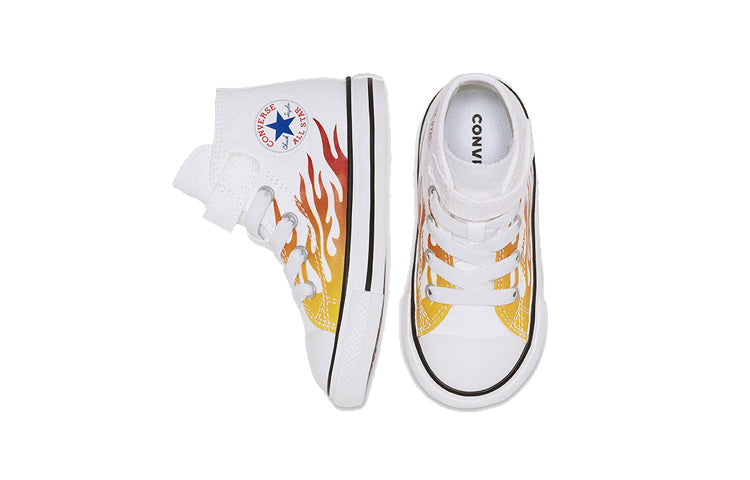 Кроссовки Converse Chuck Taylor All Star Archive Flames Toddler/Youth 766198C, белый — фото 2