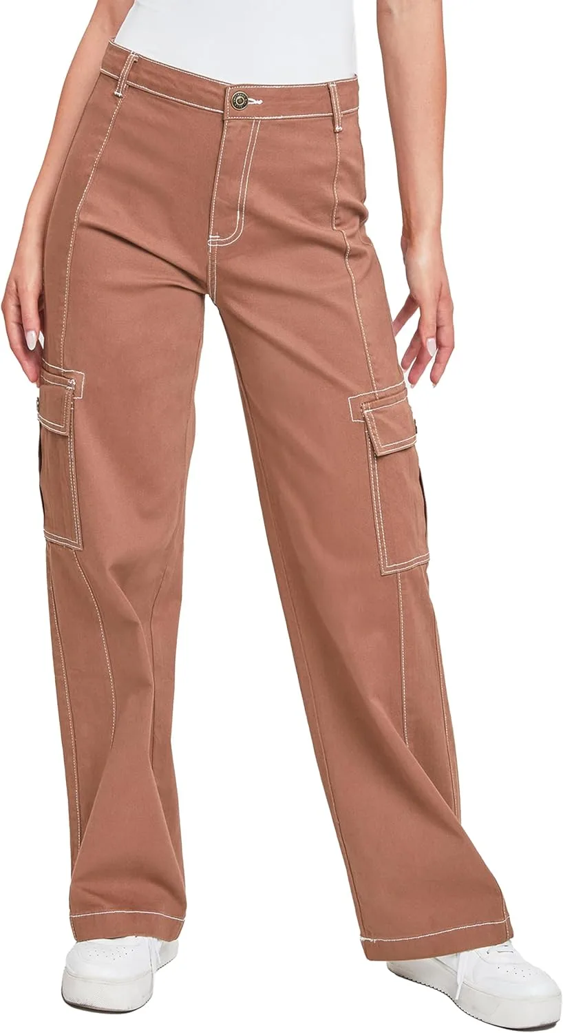 

Женские карго-штаны YMI с передним швом