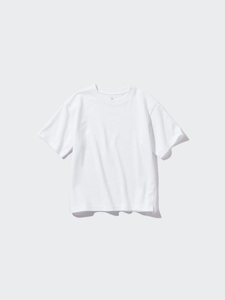 

Футболка Airism из хлопка с круглым вырезом Uniqlo, цвет 00 белый