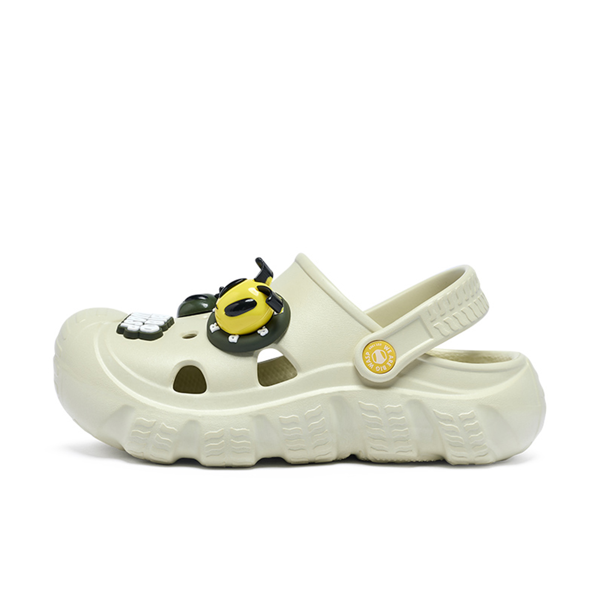 

Детские сандалии с низким верхом, противоскользящие, с защитой от ударов, дышащие, легкие, амортизирующие, бесшумные, быстросохнущие BIG WASP, черный