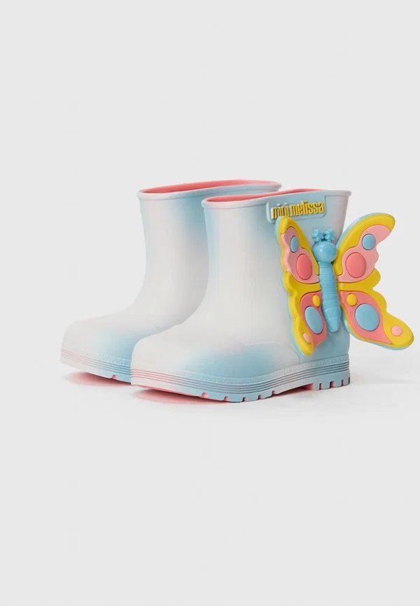 Резиновые сапоги wonderland Mini Melissa, Pink/Blue — фото 2