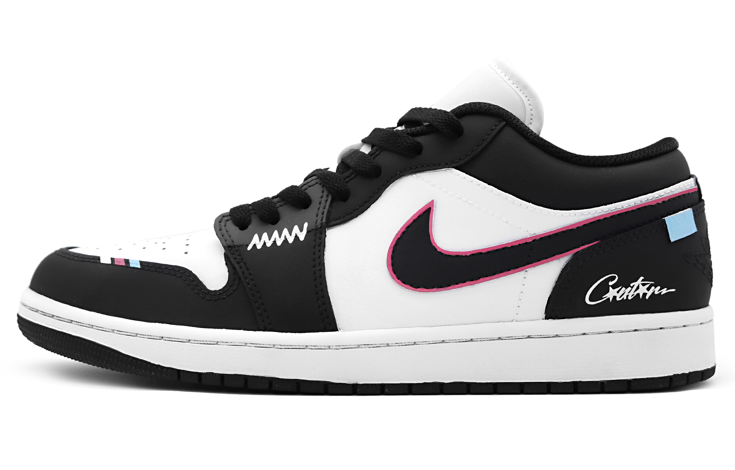 

Jordan Винтажные баскетбольные кроссовки Air 1 мужские низкие черно-белые