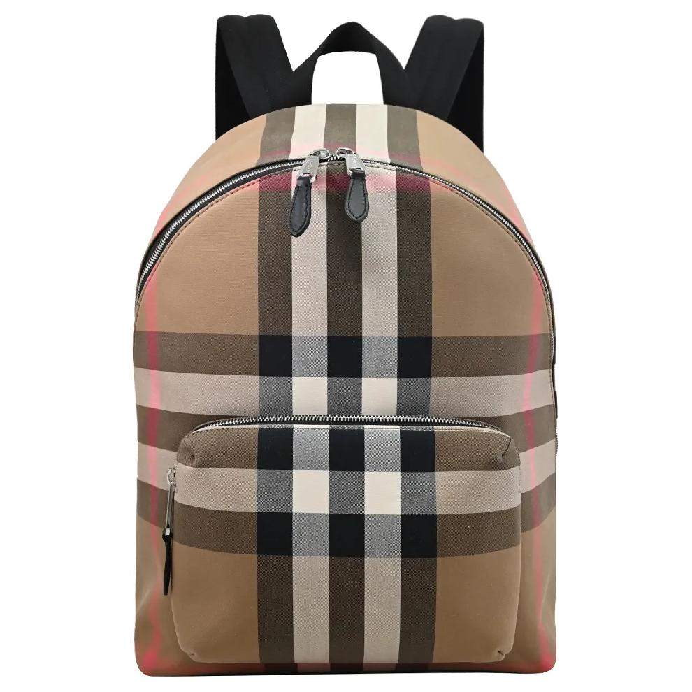 

Рюкзак мужской из холста с кожаной спинкой Birсh Brown Burberry