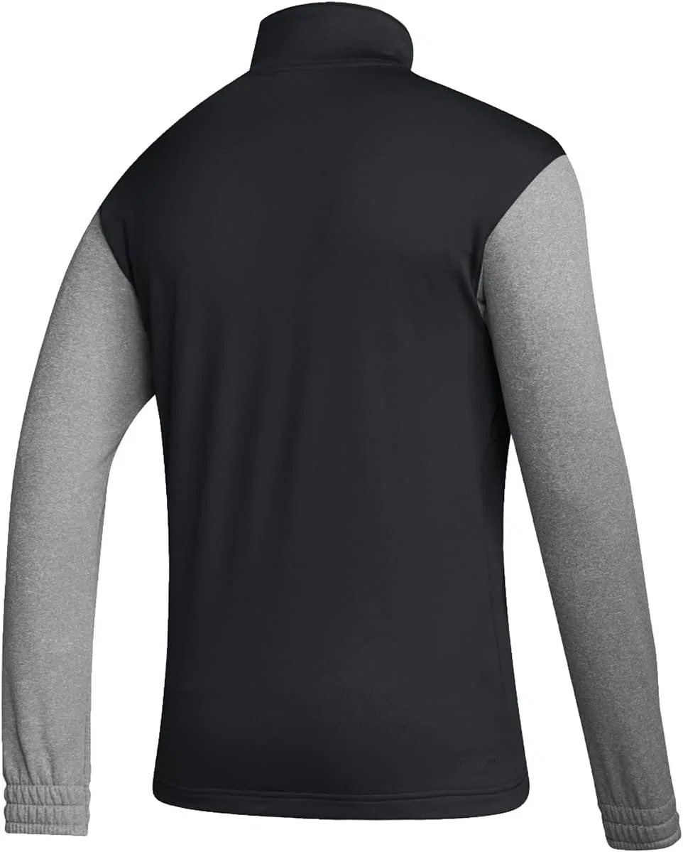 Толстовка с полумолнией adidas Team Issue, черный/серый — фото 2