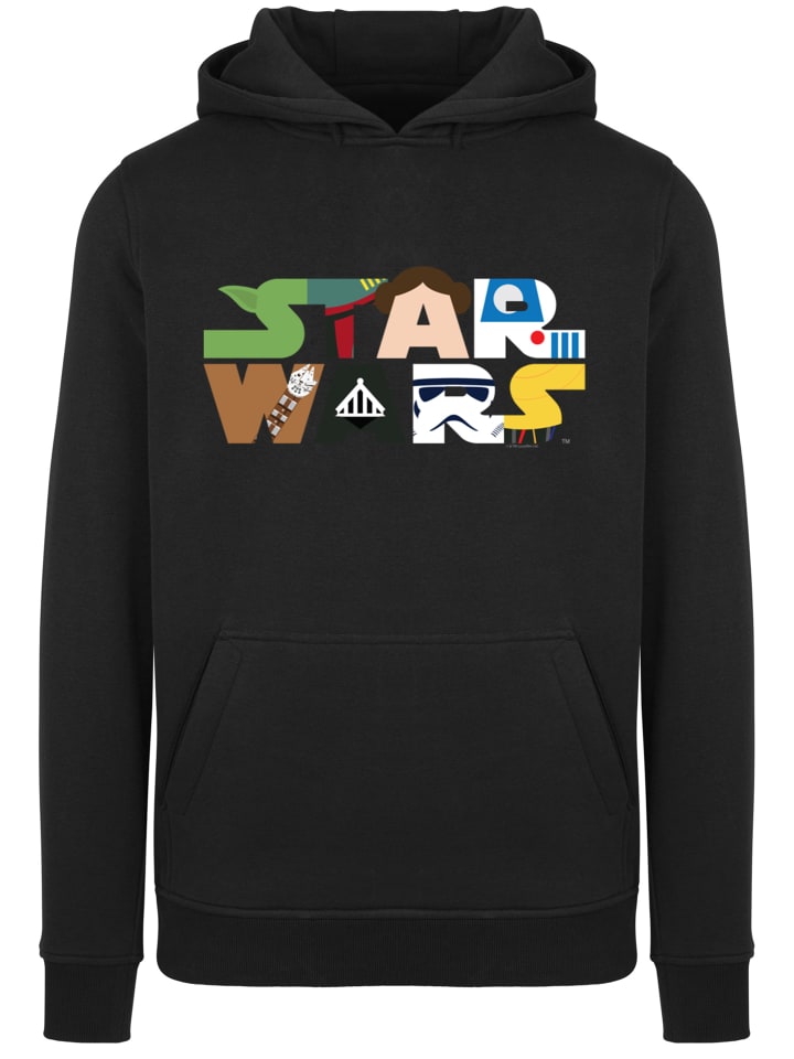 

Пуловер F4NT4STIC Hoodie Star Wars Character Logo, черный