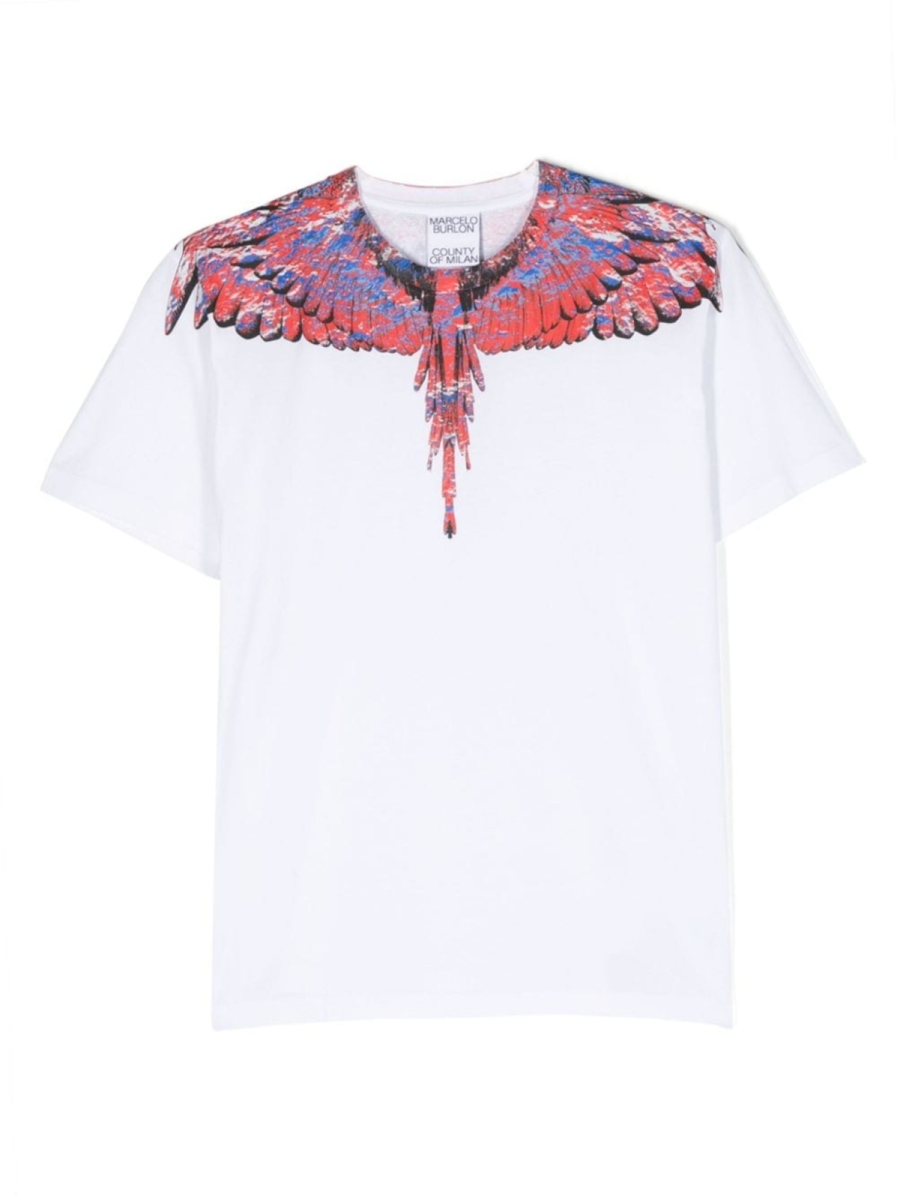 

Marcelo Burlon County Of Milan Kids футболка Lunar Wings, белый