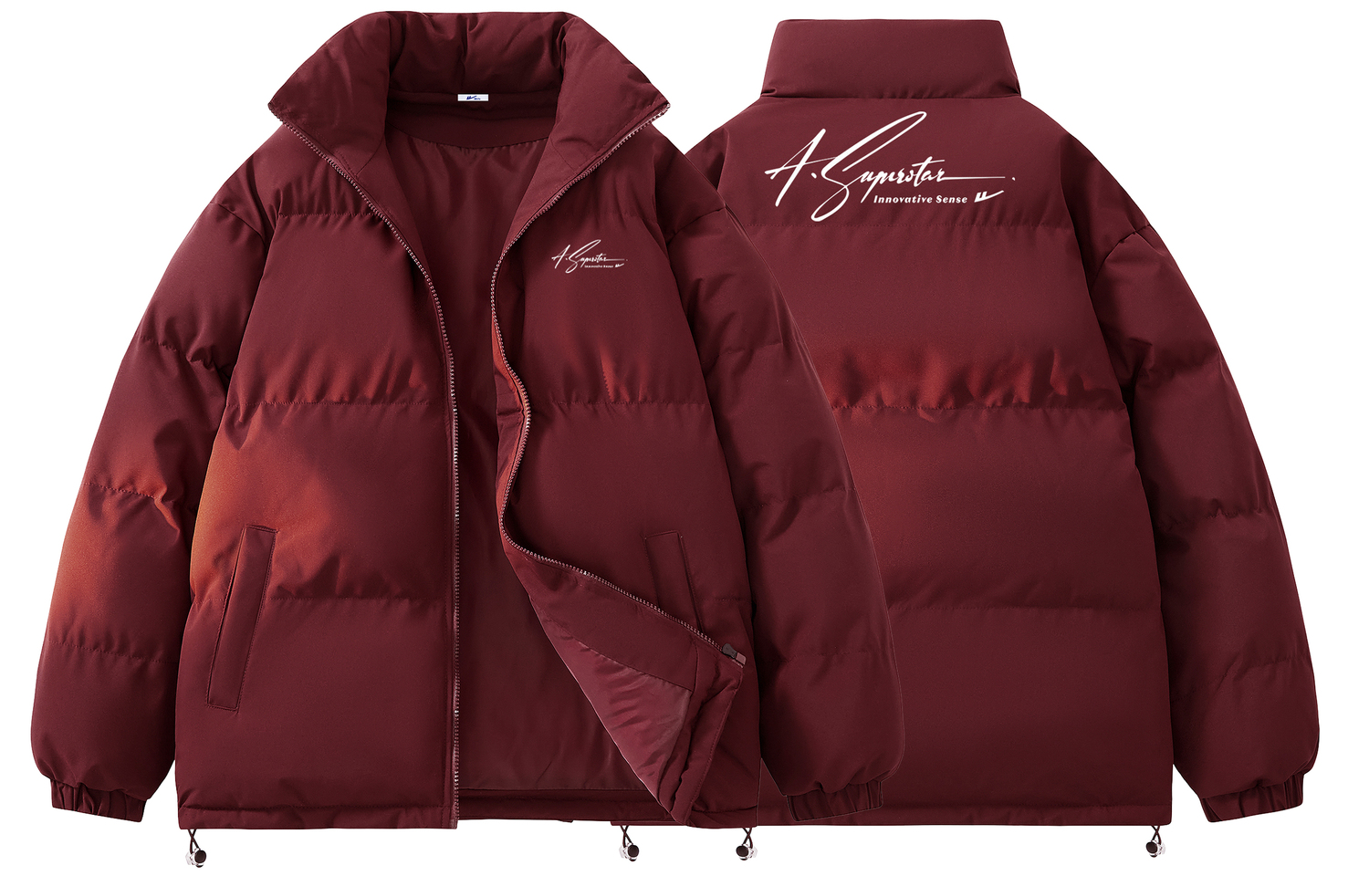 

WARRIOR Пуховик Huichao Star Cloud Collection унисекс, Burgundy