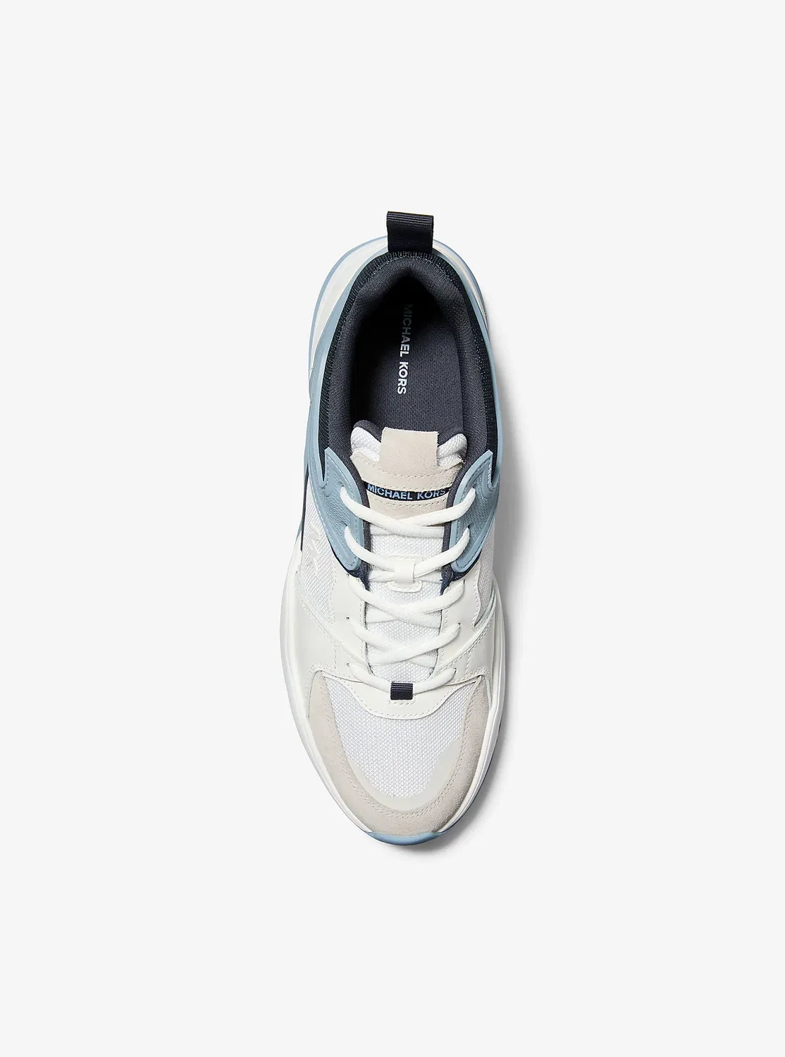 Chase Mixed-Media Trainer Michael Kors, Chambray — фото 3