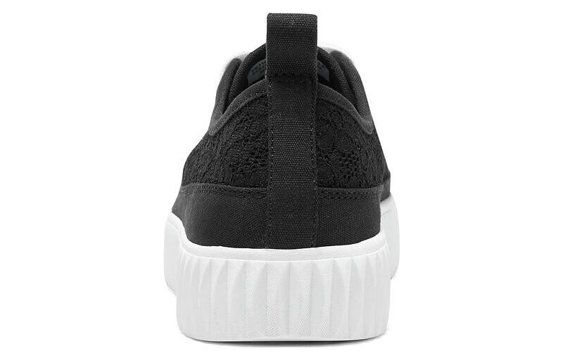 Туфли женские Royal Kiss Canvas Low-top черные/белые Skechers — фото 4