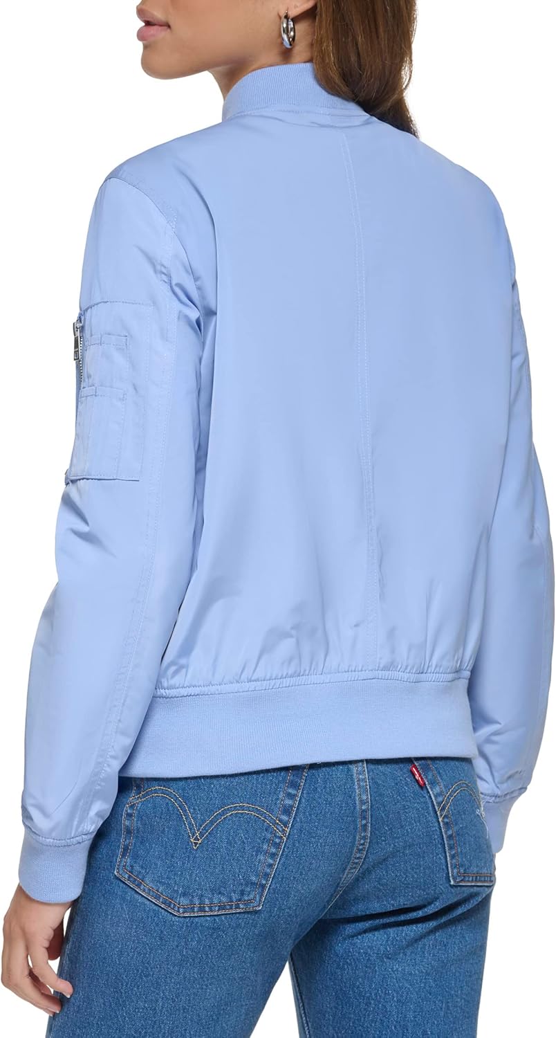 Женская куртка-бомбер Levi's Melanie Newport (стандартный и большой размер), Hydrangea — фото 3