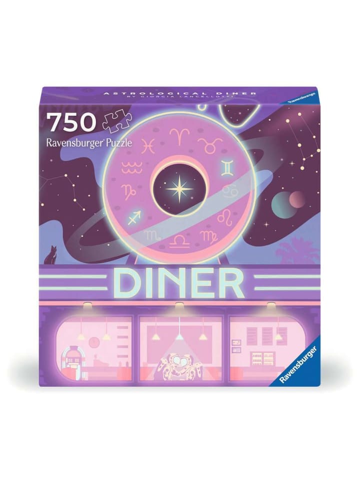 

Пазл Ravensburger из 750 деталей, «Астрологическая закусочная», с красочным рисунком