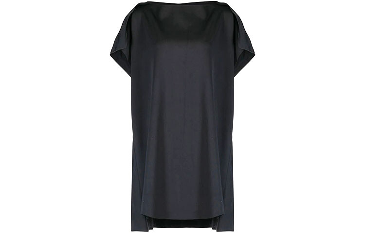 

Платье с короткими рукавами женское черное Mm6 Maison Margiela