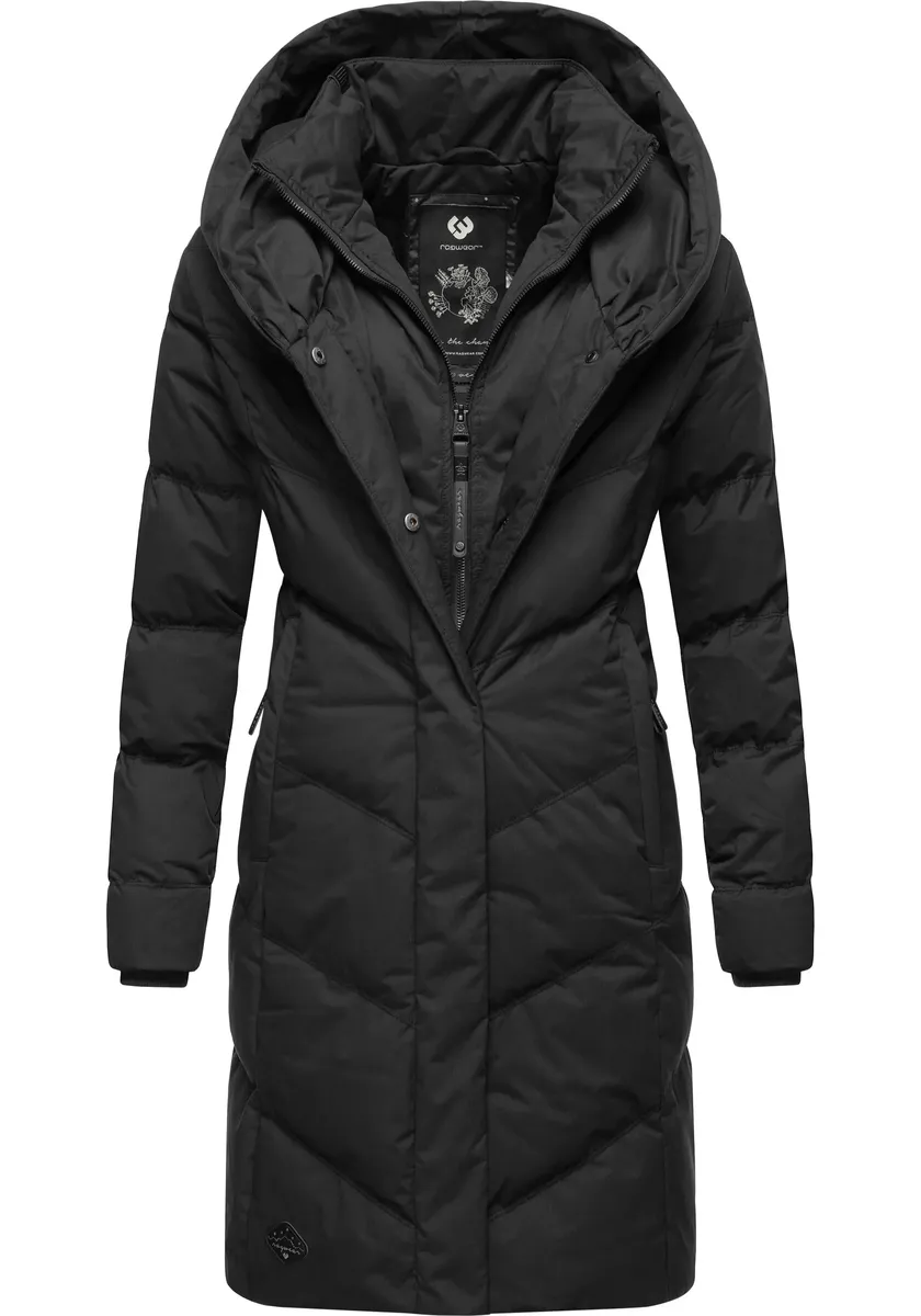 

Стеганое пальто Ragwear "Наталка", стильная, стеганая зимняя парка с капюшоном на подкладке, цвет Dark