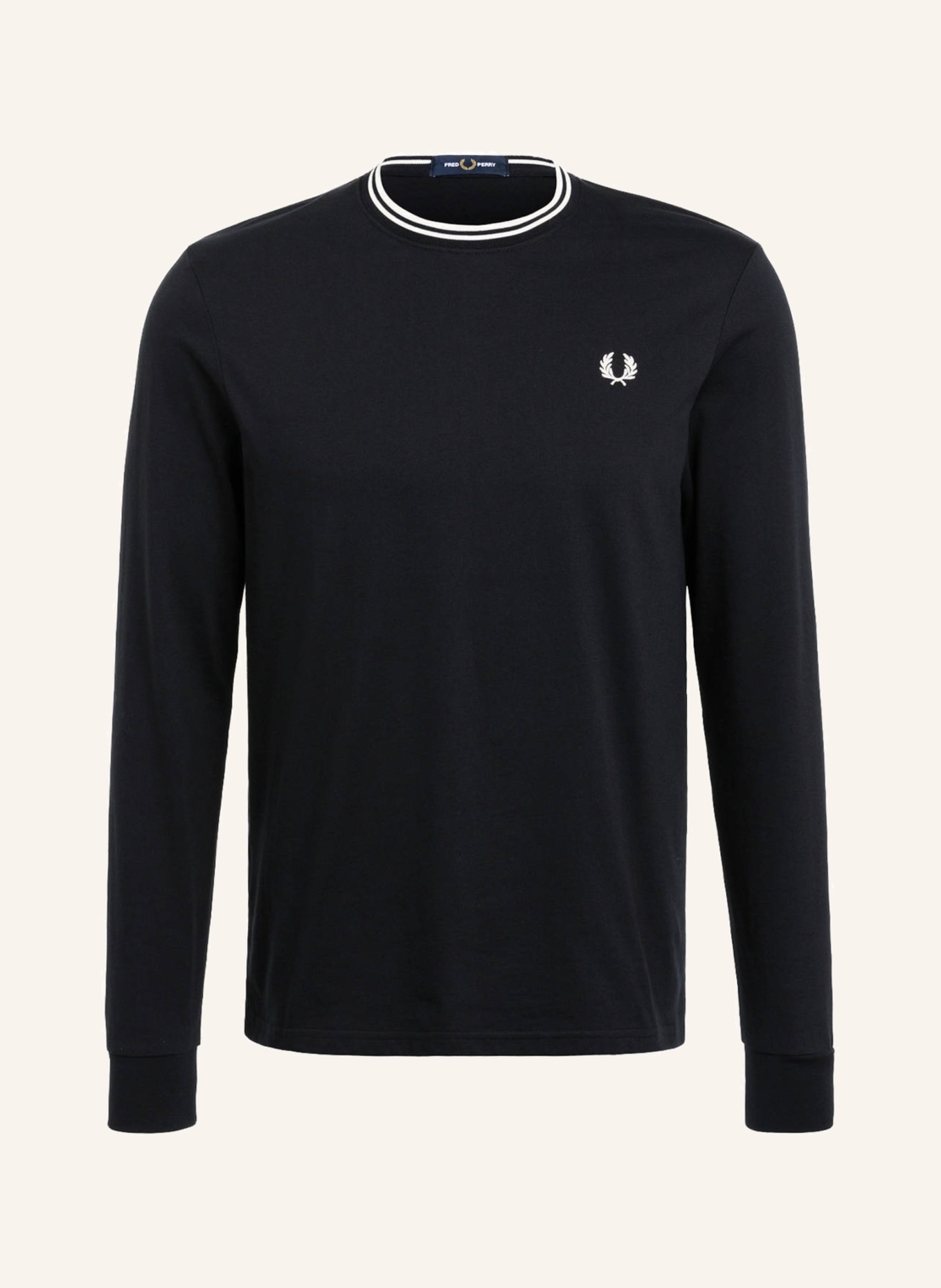 

Лонгслив FRED PERRY, черный