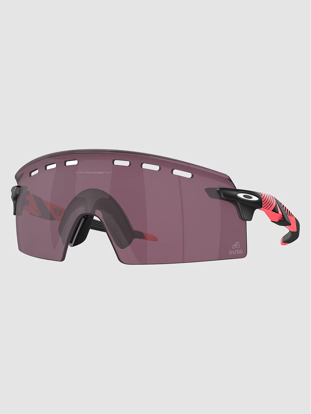 

Солнцезащитные очки Encoder Strike Vented Giro в розовые полоски Oakley, черный