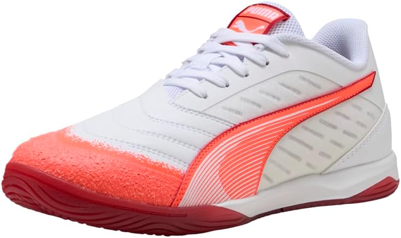 Мужские кроссовки PUMA Ibero Iv с шнуровкой, повседневные - красные с белым — фото 2