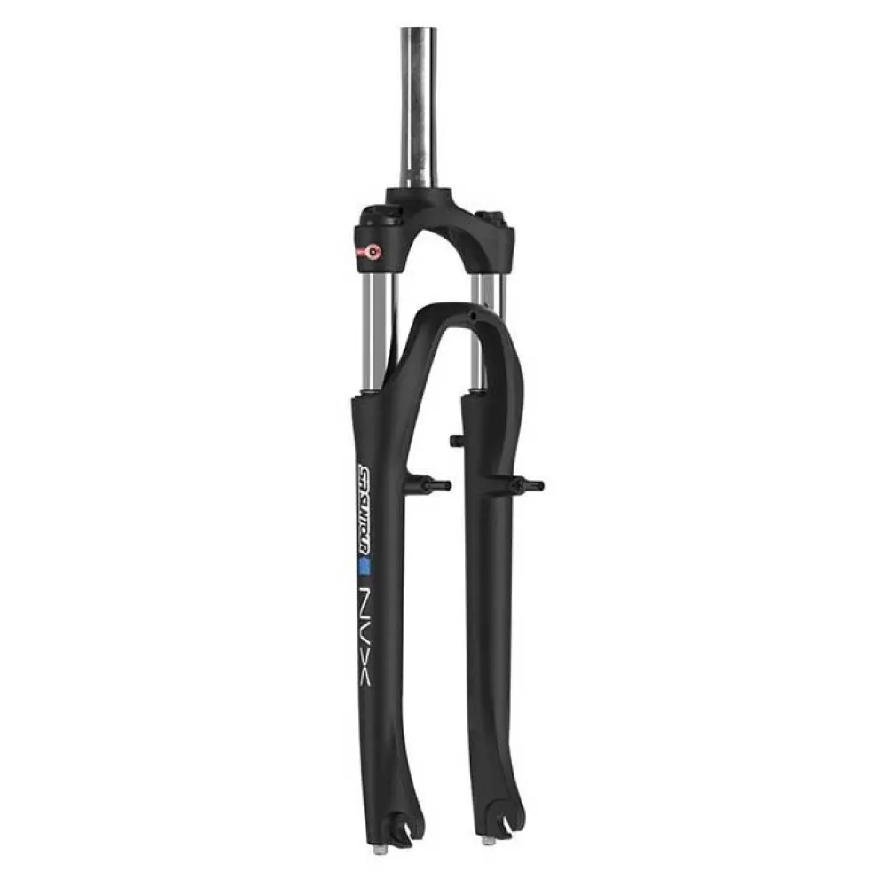 

Вилка SR Suntour SF15 NVX P COIL 210 mm 1-1/8´´ 9x100 mm 46 Offset MTB, серебряный