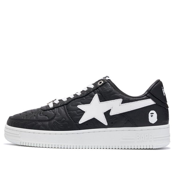 

Кроссовки bape sta #3 'black white' A Bathing Ape, черный