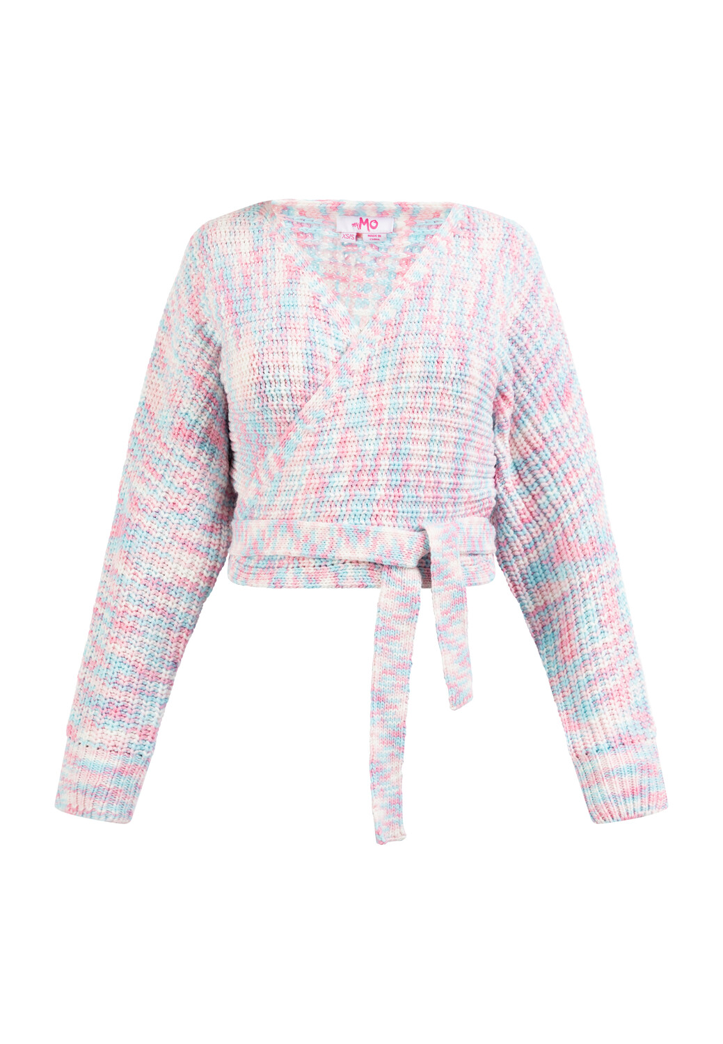 

Толстовка myMo Wickeljacke Aus Strick, цвет Rosa Mehrfarbig