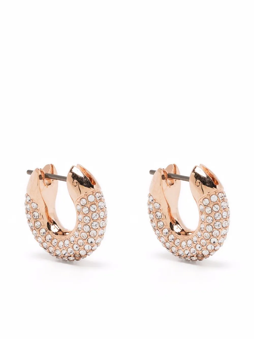 

Серьги-кольца Dextera Swarovski, золотой