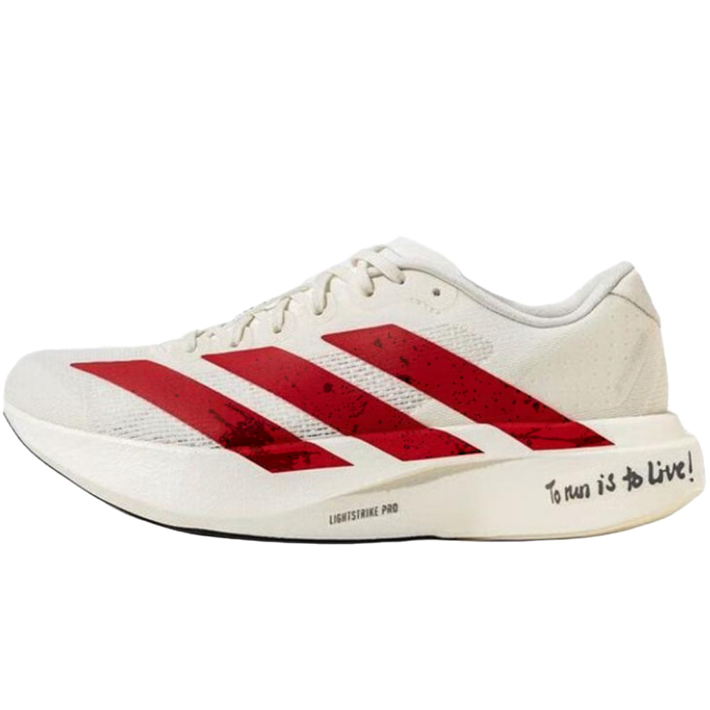 

Adidas Кроссовки Adizero Evo SL с низким верхом, устойчивые к истиранию, мужские, белые, красные, черные