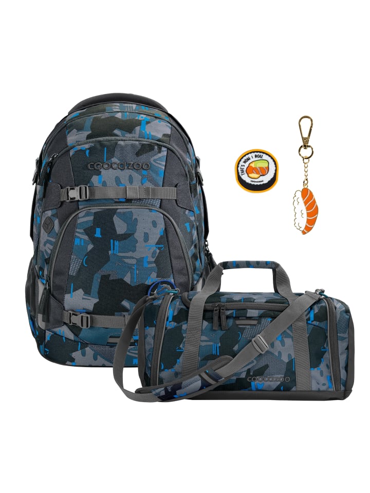 

Coocazoo Набор школьных рюкзаков MATE Blue Craft Sushi Love в синем цвете