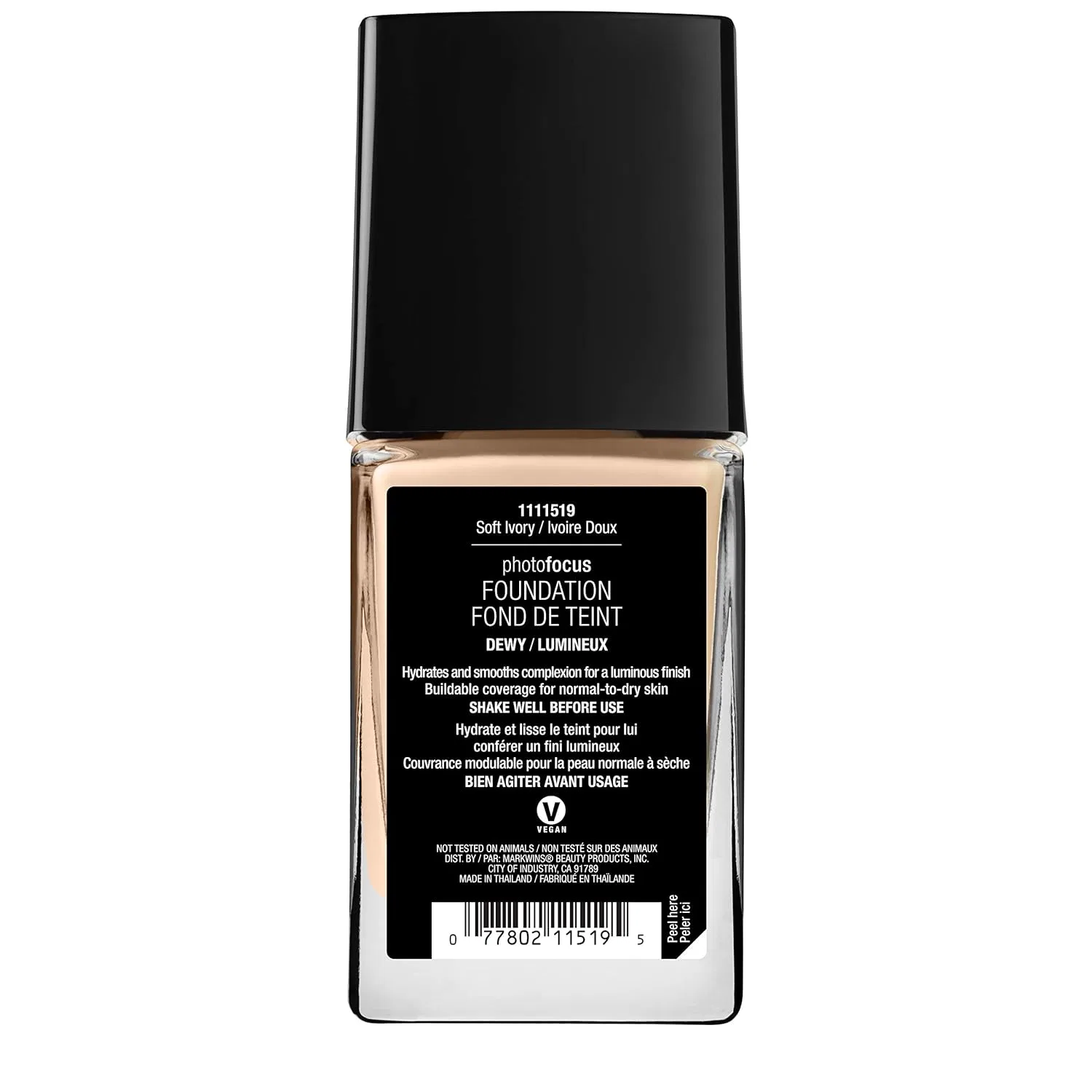 Увлажняющий тональный крем «Photo Focus Foundation Dewy» от Wet n Wild Wet N Wild, Soft Ivory — фото 2