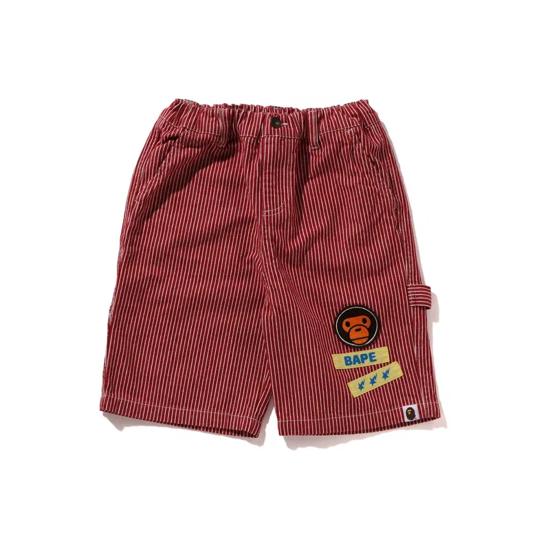 Шорты детские A BATHING APE темно-синие — фото 4