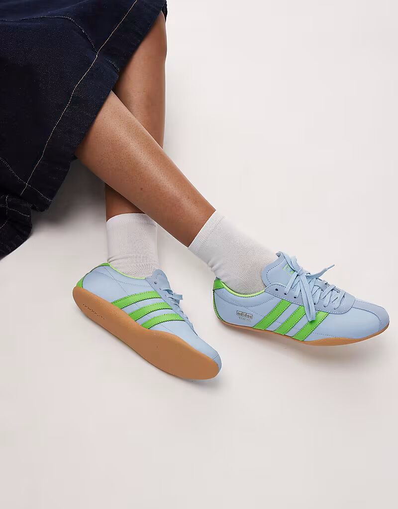 Кроссовки Adidas Originals Tokyo синего и зеленого цвета