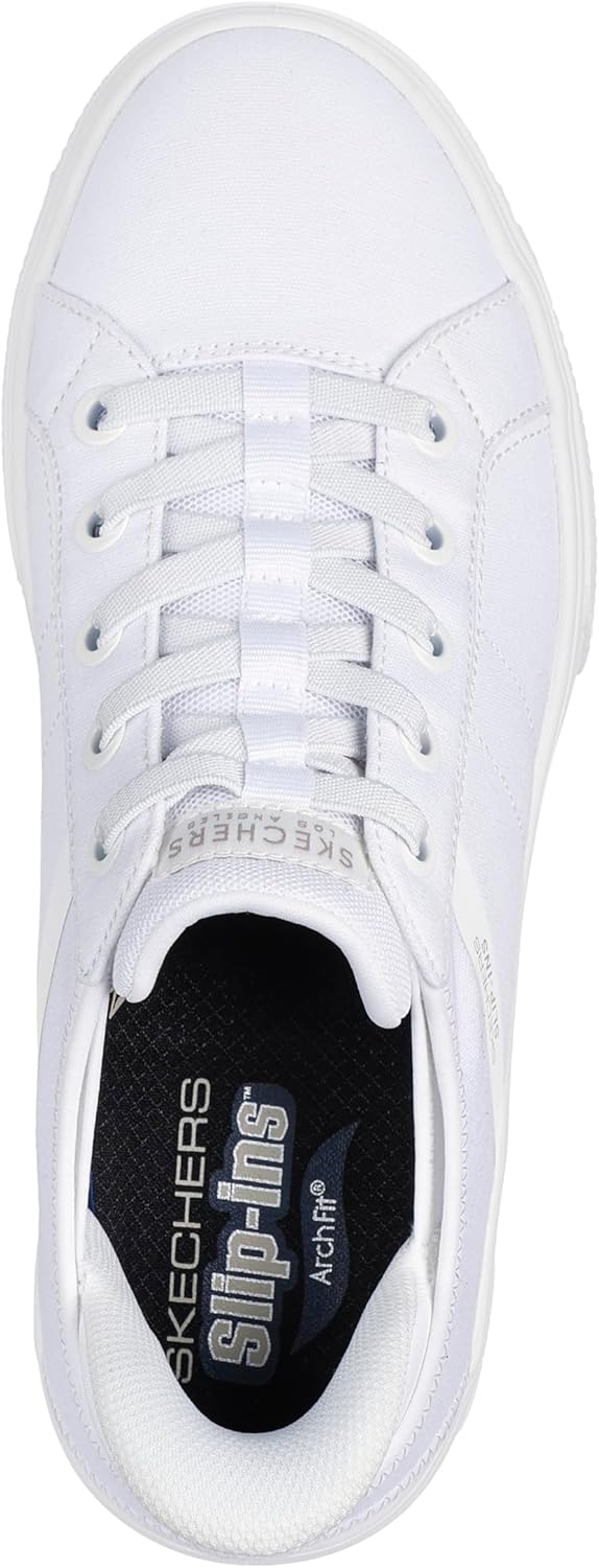 Мужские слипоны Skechers Arch Fit Arcade - Good 2 See без лишних движений, белый — фото 3