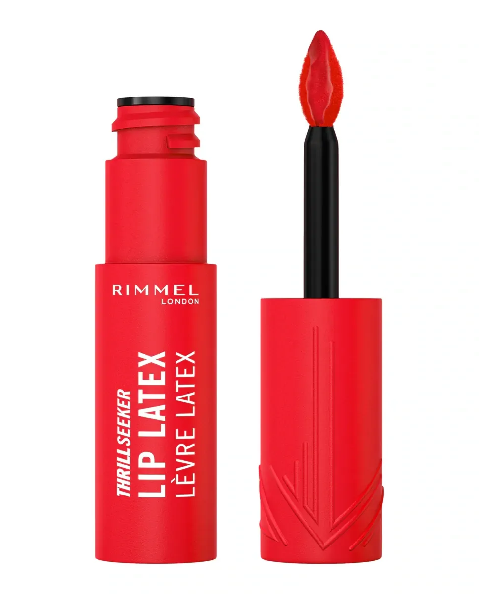 Блеск для губ Thrill Seeker Lip Latex Lip Gloss London Rimmel, 400 Rimmel Red — фото 2