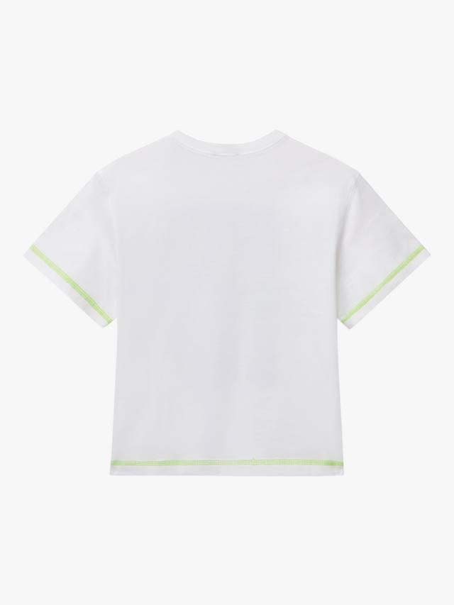 Детская футболка с принтом Surf Club Benetton, Optical White — фото 2